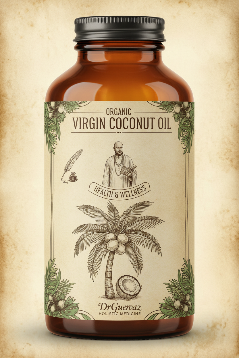 Aceite de Coco Virgen Orgánico — DrGuervaz Holistic Medicine